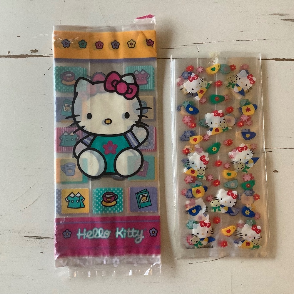 NEW Sanrio HELLO KITTY Cellophane Party Favor Birthday Goody Loot Bags